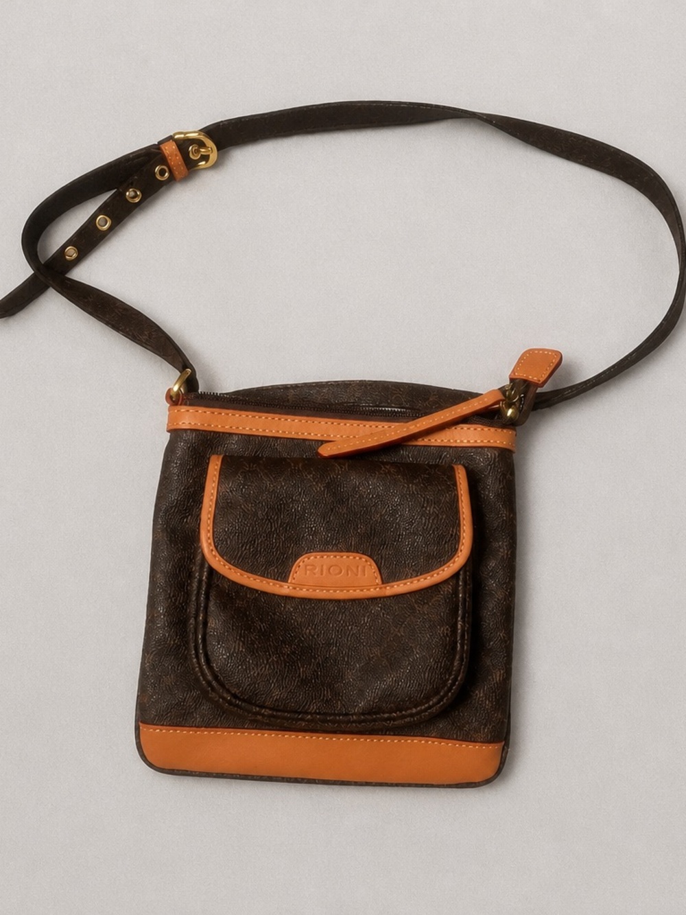 Rioni Women’s Brown Leather Crossbody Bag